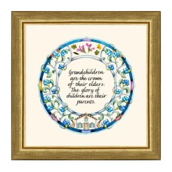 Dvora Black Grandparents Blessing Hand Finished Print... | Dvora Black