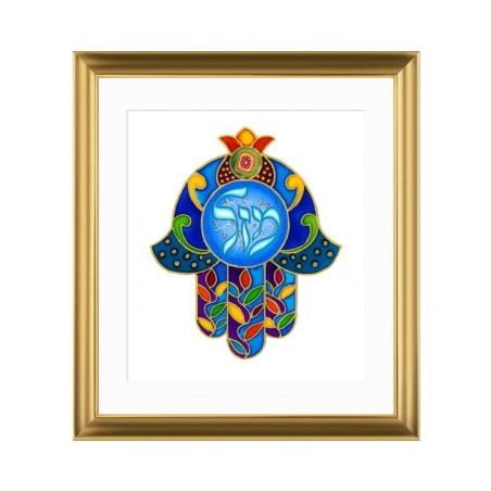 Dvora Noir Coloré Hamsa Mazal en hébreu S... | Jeux et jouets pour enfants