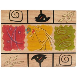 Rectangular Placemat Artists Palette by Kakadu Art | Table Decorations