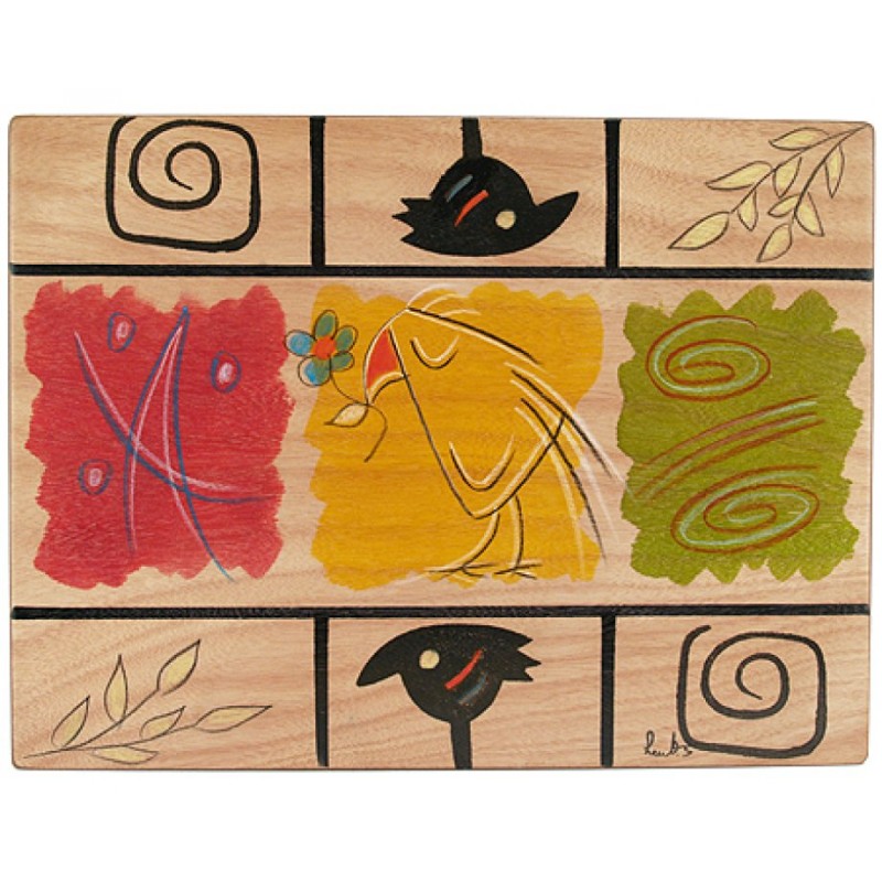 Rectangular Placemat Artists Palette by Kakadu Art | Table Decorations