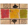 Rectangular Placemat Artists Palette by Kakadu Art | Table Decorations