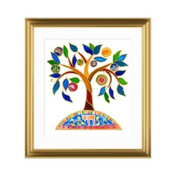 Dvora Black Tree of Life with Fruit and Chai ... | Kids Games and Toys