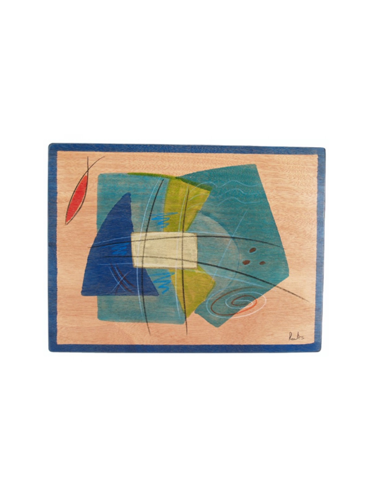 Rectangular Placemat Yam by Kakadu Art | Table Decorations