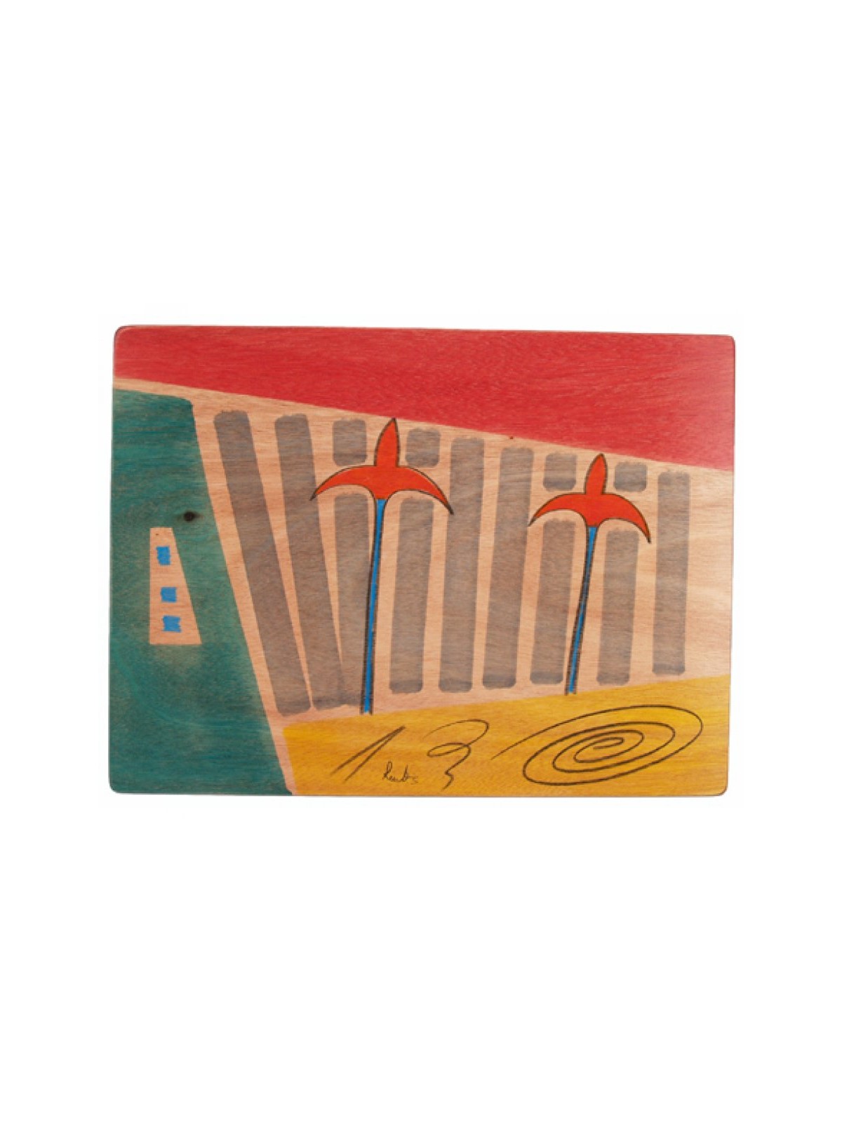 Rectangular Placemat Sun Stems by Kakadu Art | Table Decorations
