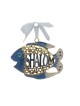 Gleaming Wall Decoration Fish with Shalom and Star ... | Wall Hangings