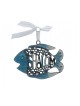 Gleaming Wall Decoration Fish with Shalom and Star ... | Wall Hangings