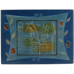 Rectangular Placemat Golden City by Kakadu Art | Table Decorations