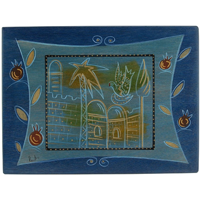 Rectangular Placemat Golden City by Kakadu Art | Table Decorations
