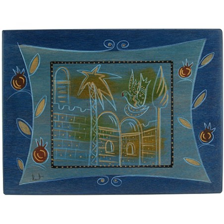 Rectangular Placemat Golden City by Kakadu Art | Table Decorations