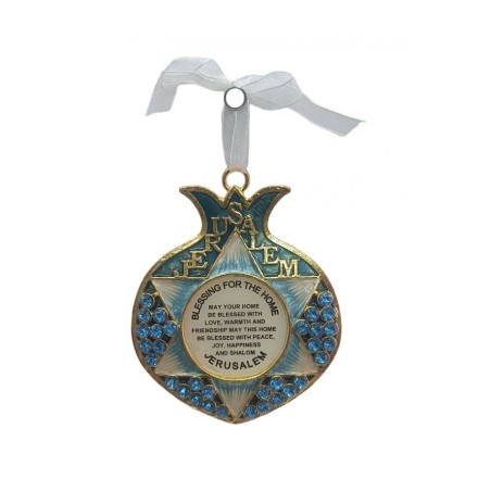 Gleaming Pomegranate Wall Decor with Crystals Star ... | Wall Hangings