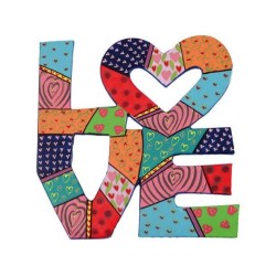 Yair Emanuel Hand Painted Metal Wall Han... | Wall Hangings by Emanuel