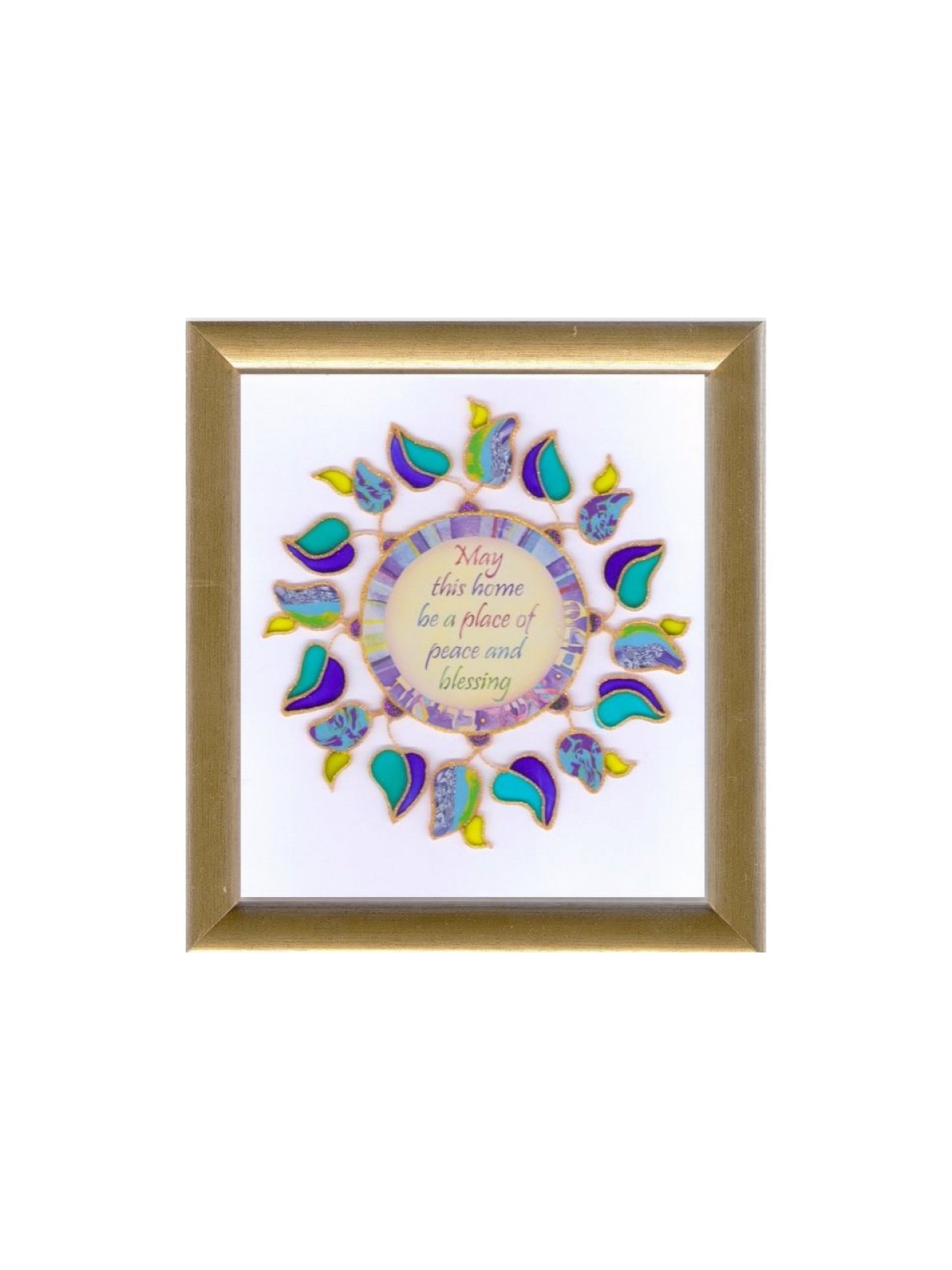 Dvora Black Home Blessing Hand Finished Print Leaf Th... | Dvora Black