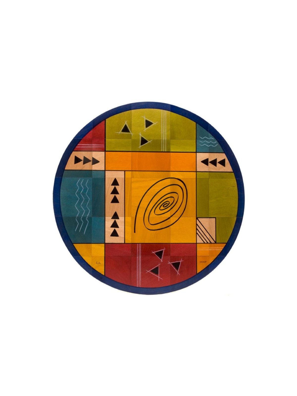 Round Floor Mat Modernini by Kakadu Art | House Decorations