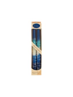 Pair of Galilee Handcrafted Decorative Taper Cand... | Sabbath Candles