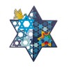 Dorit Judaica Wall Art Star of David and P... | Wall Hangings by Dorit
