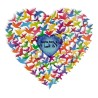Dorit Judaica Wall Art Heart Shape with Mu... | Wall Hangings by Dorit