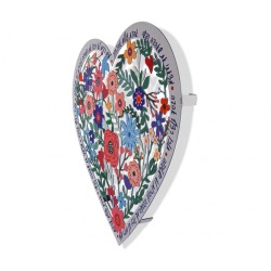 Dorit Judaica Metal Heart Wall Hanging Son... | Wall Hangings by Dorit