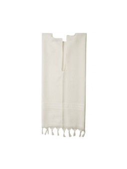 Talitnia Wool Tallit Katan White Stripes | Tallit Katan