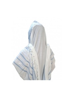 Acrylic Non Slip Tallit Textured Checke... | Traditional Prayer Shawls