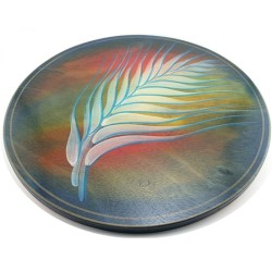 White Plume Lazy Susan by Kakadu Art | Table Decorations
