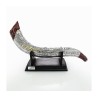 Silver Plated and Gold Decorative Yemenite Shofar on St... | Figurines