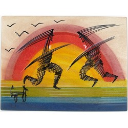 Rectangular Placemat Show by Kakadu Art | Table Decorations