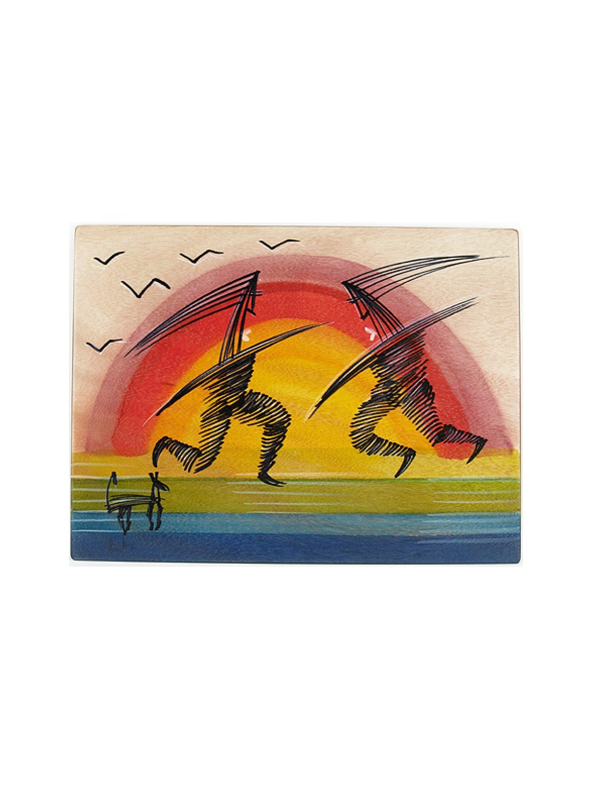 Rectangular Placemat Show by Kakadu Art | Table Decorations