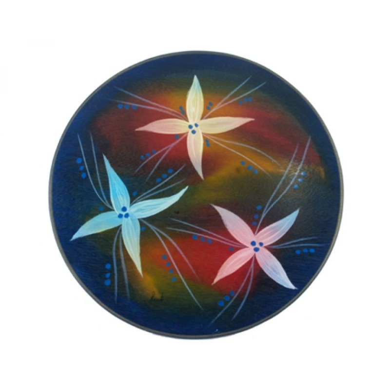 Round Placemat Blue Florali by Kakadu Art | Table Decorations