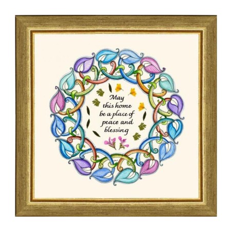 Dvora Black Home Blessing Hand Finished Framed Print ... | Dvora Black