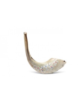 Décoration de Shofar en corne de bélier peinte à la main... | Shofars décorés