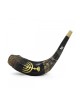Shofar occidental en corne de bélier décoré et peint à la main... | Shofars décorés