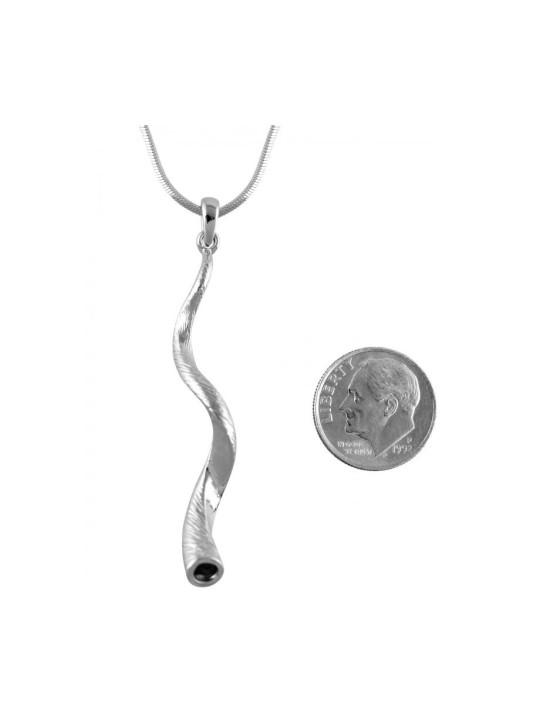 Silver Yemenite Shofar Necklace Pendant... | Shofar Bags & accessories