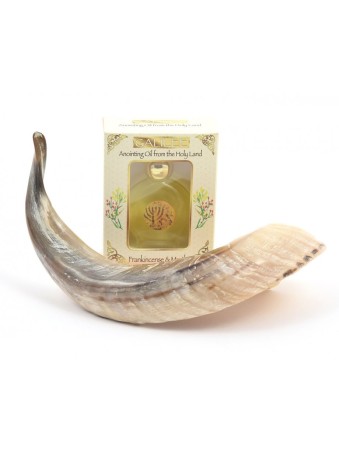 Anointing Shofar Made of a Natural Rams Horn Ga... | Rams Horn Shofars