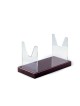 Shofar Stand Wood Base Acrylic Folding Sides %96 Fo... | Shofar Stands