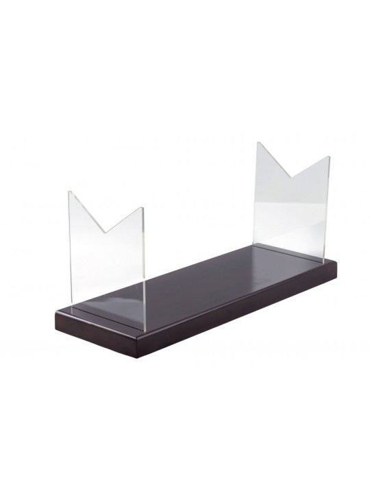 Support Shofar Base en bois Côtés pliants en acrylique %96 Fo... | Supports de Shofar