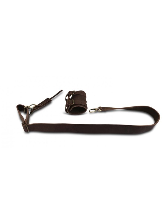 Sangle en cuir véritable pour transporter Kudu... | Sacs et accessoires Shofar