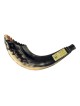 Shofar en Corne de Bélier Style Marocain Couleur Foncé avec... | Shofars en corne de bélier