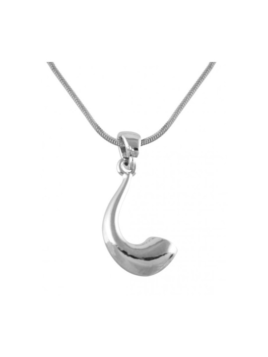 Collier pendentif Shofar en corne de bélier en argent... | Sacs et accessoires Shofar