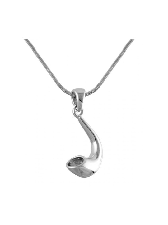Silver Rams Horn Shofar Necklace Pendan... | Shofar Bags & accessories