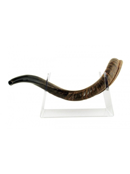 Le support Lucite s’adapte au Shofar yéménite 22 40 pouces de longueur | Supports de Shofar