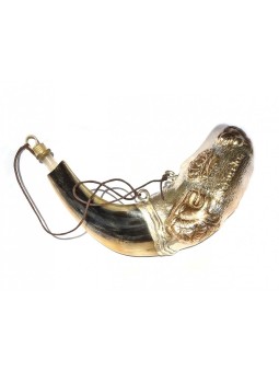 Rams Horn Shofar for Anointing Oil Lions ... | Sterling Silver Shofars