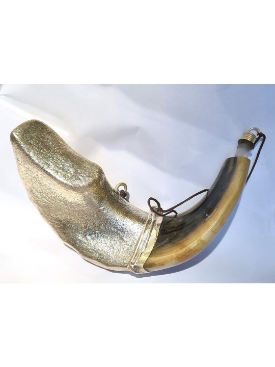 Rams Horn Shofar for Anointing Oil Lions ... | Sterling Silver Shofars