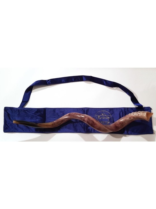 Pochette Shofar yéménite velours bleu or... | Sacs et accessoires Shofar