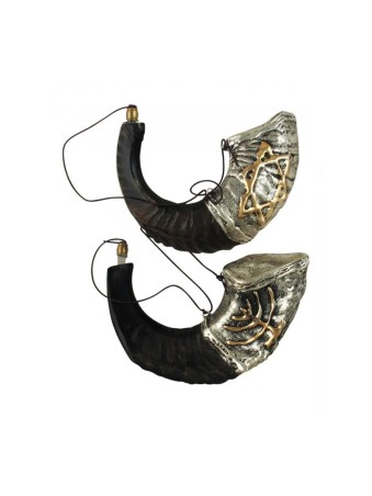 Rams Horn Anointing Vessel Sterling Silve... | Sterling Silver Shofars