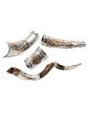 Shofar yéménite décoratif en argent sterling... | Shofars en argent sterling