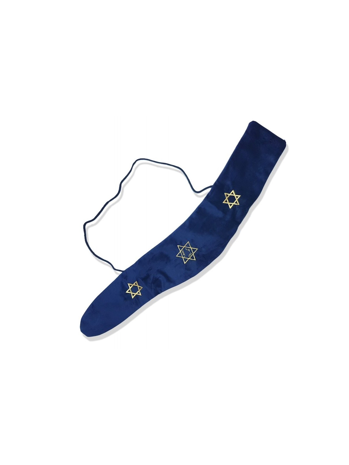 Sac Shofar yéménite en velours bleu Étoile de... | Sacs et accessoires Shofar