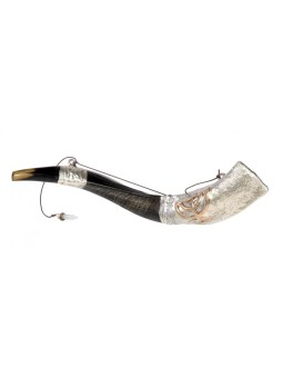 Anointing Sterling Silver Yemenite Shofar... | Sterling Silver Shofars