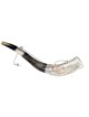 Onction du Shofar yéménite en argent sterling... | Shofars en argent sterling