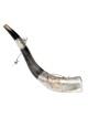 Onction du Shofar yéménite en argent sterling... | Shofars en argent sterling