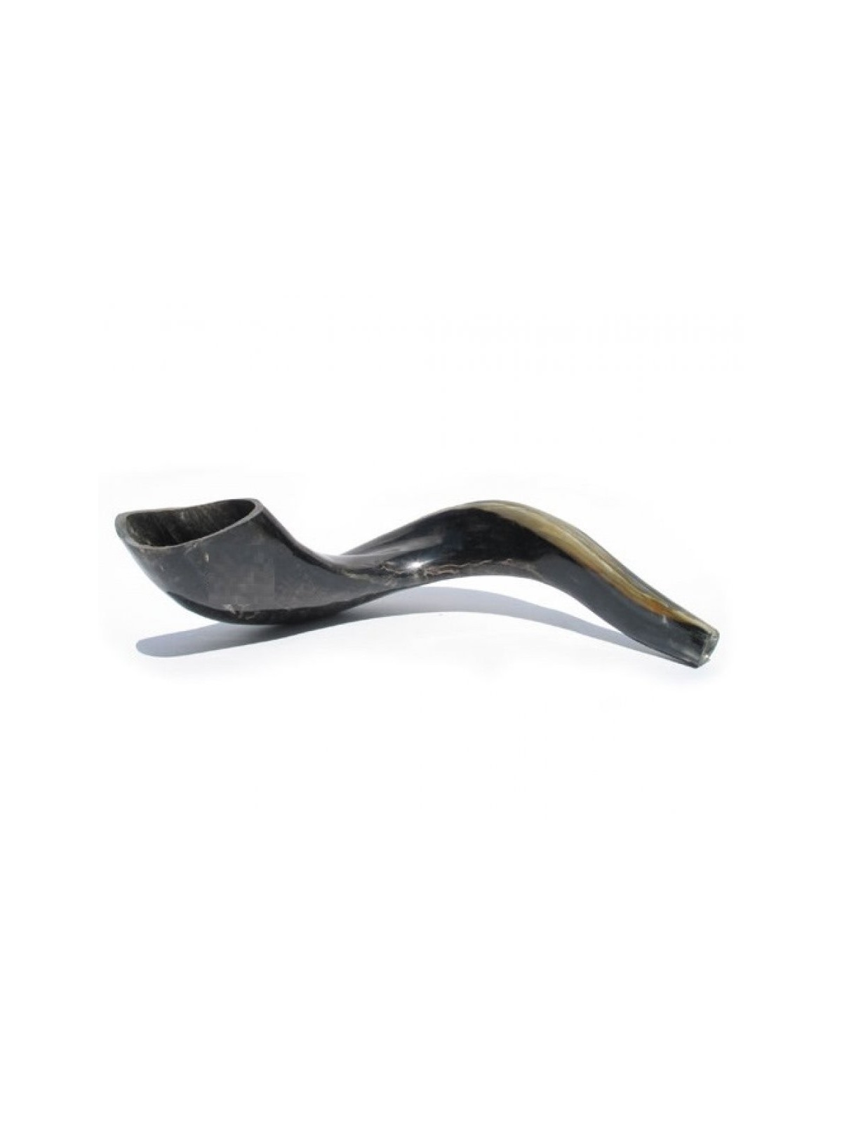 Polished Black Rams Horn Shofar with Bag and Cl... | Rams Horn Shofars